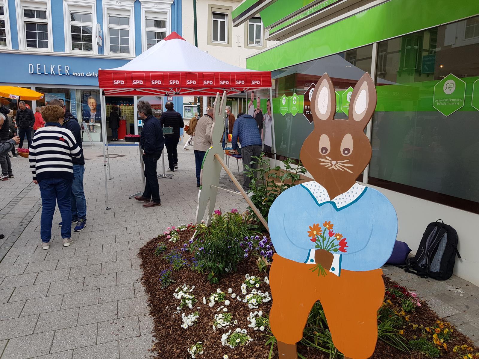 Bericht Veranstaltung Ostereier Aktion der Grünstadter SPD am Ostersamstag
