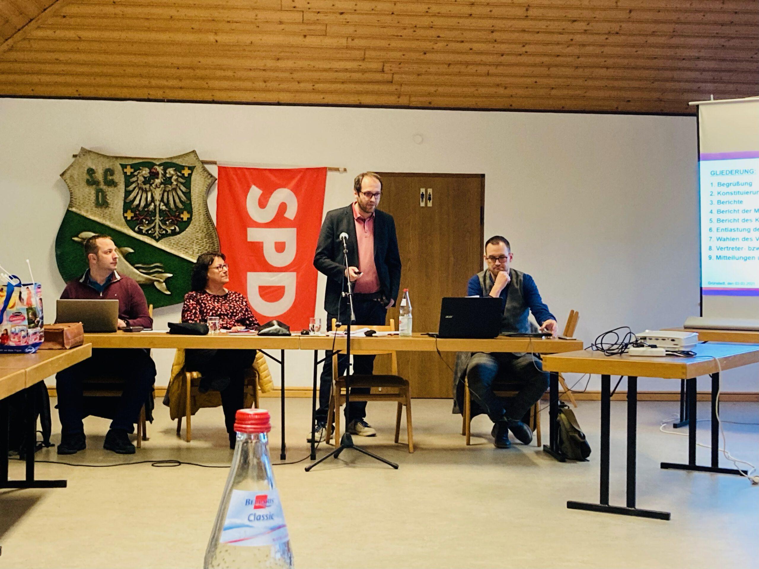Bericht – SPD Ortsverein Grünstadt wählt neuen Vorstand für die Amtsperiode 2023 bis 2025